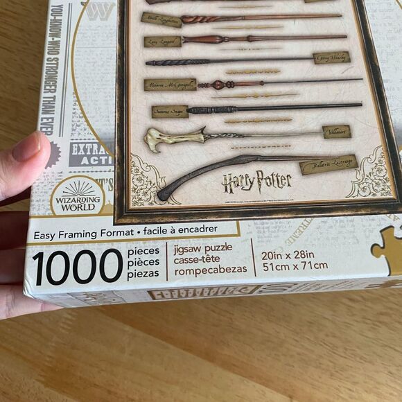 AQUARIUS Harry Potter Puzzle Wands (1000 Piece Jigsaw Puzzle) - Picture 2 of 3